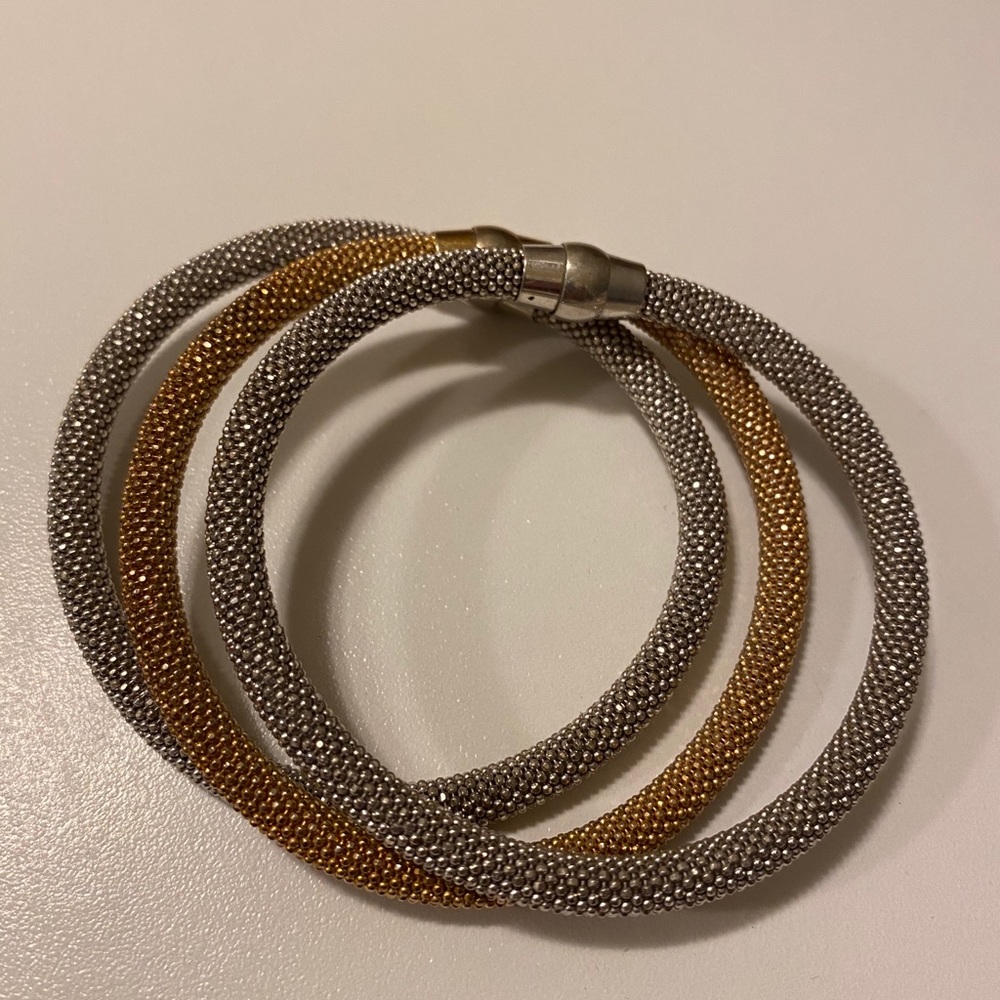 3 Stackable Mesh Magnetic Bracelets - image 4